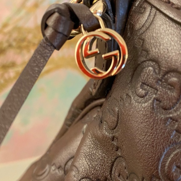 Authentic Gucci brand new microguccissima bree hobo bag in brown - Picture 7 of 16